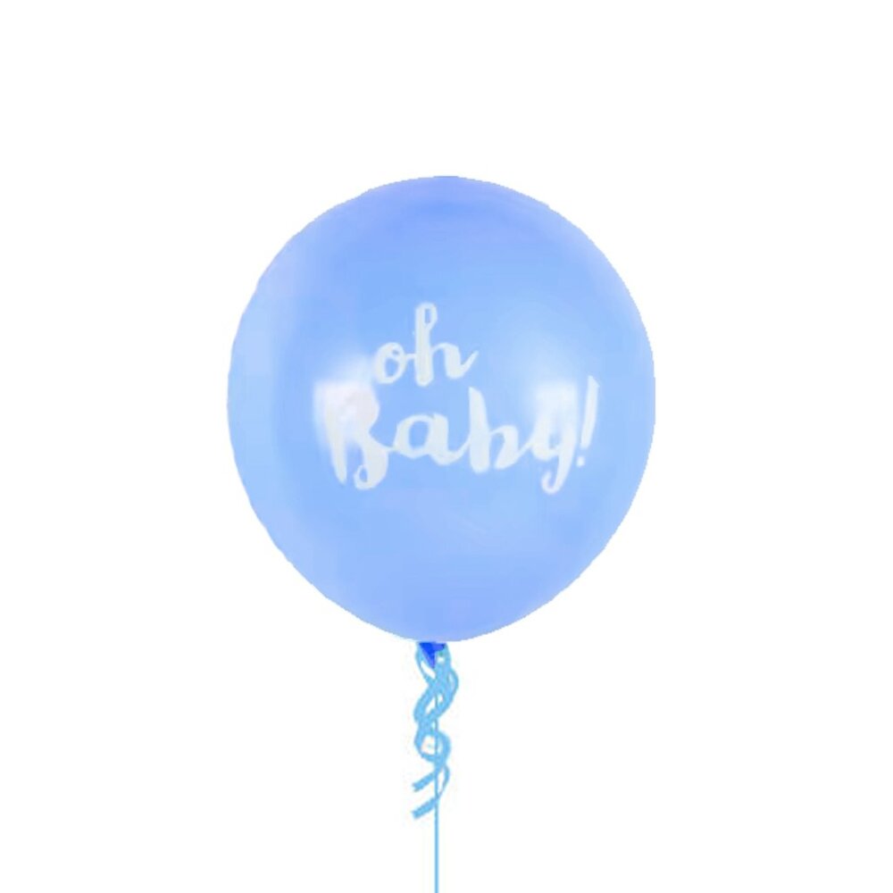 "Oh Baby Balloons''- 36 inch Blue Balloons